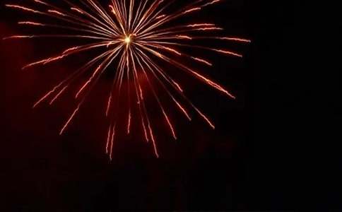 看禮花-初二作文