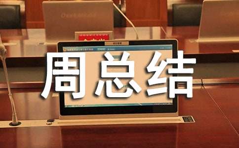 個(gè)人第一周總結(jié)